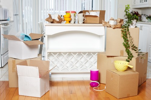 Organised moving boxes for small removals in Crouchend