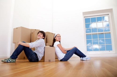 Prepared items ready for short-term storage in Crouch End