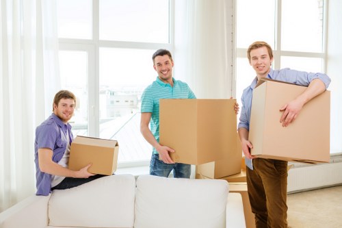 Carefully packed belongings prepared for long-term storage